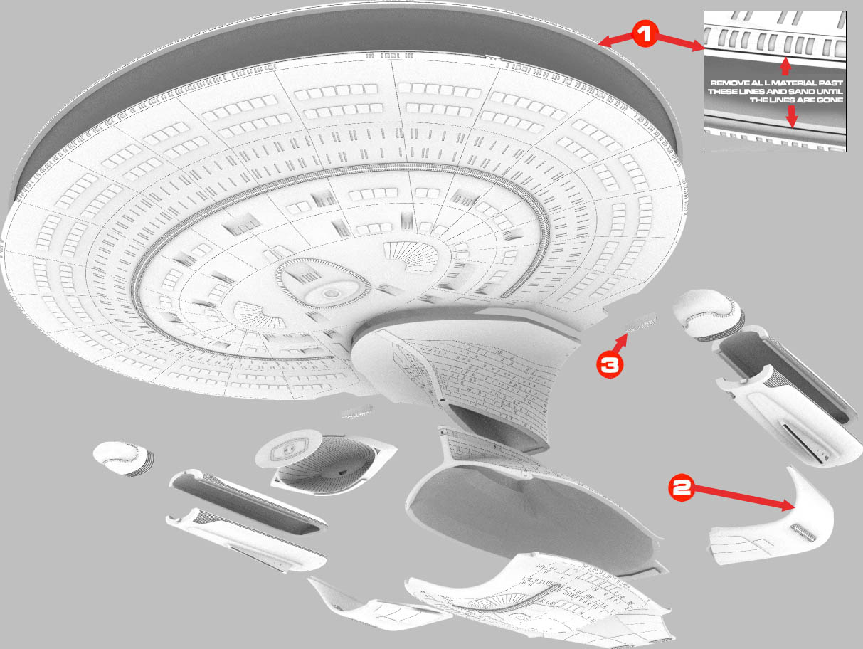 Enterprise D  Instruction Image